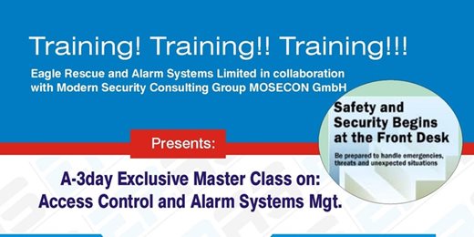 Exclusive Master Class on Management of Access control and Alarm System