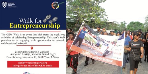 GEW Nigeria 2017: GEW Walk for Entrepreneurship Lagos