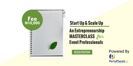 Start Up & Scale Up, Entrepreneurship Masterclass for Event Professionals