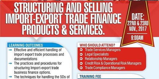 Structuring and Selling Import-Export Trade Finance Products & Services
