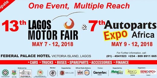 7th Autoparts Expo Africa in Lagos Nigeria