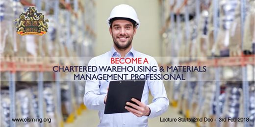 Become a Chartered Warehousing & Materials Manager