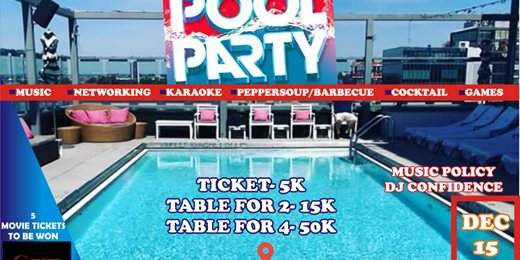 Lagos Roof Top Pool Party