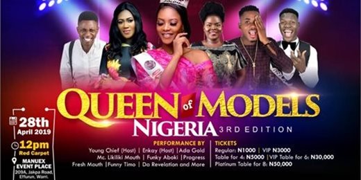 Queen Of Models Nigeria 2019