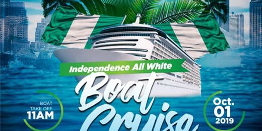 Independence All White Boat Cruise & Beach Hangout
