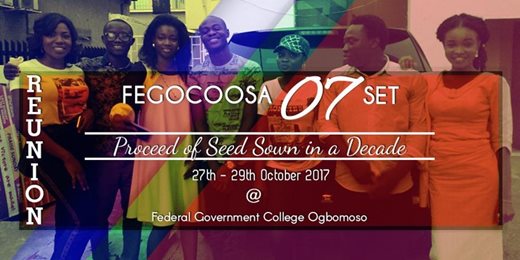 Federal Government College (Ogbomoso) 2007 Set Reunion