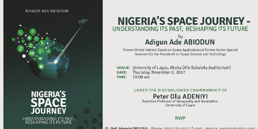 The Book Launch of Nigeria's Space Journey by Prof. Adigun Ade Abiodun