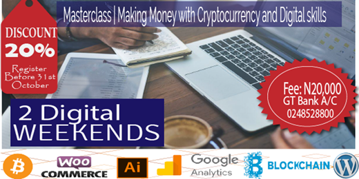 Digital Skills and Cryptocurrency Masterclass