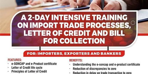 2-Day Intensive Training on Import Trade Processes, Letter of Credit and Bill for Collection