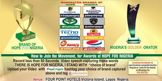 Award Of Hope For Nigeria