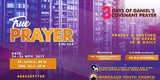 3 Days of Daniel's Covenant Prayer