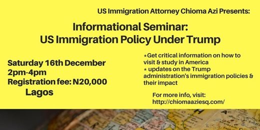 US Immigration Policy under Trump: An informational seminar
