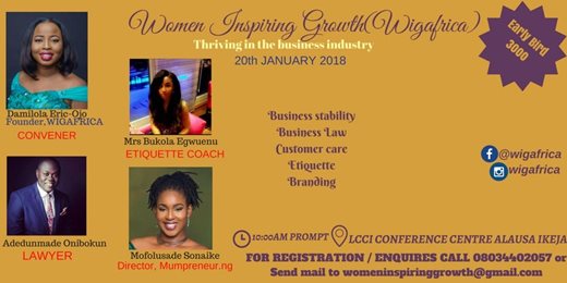 Thriving in the business industry by WOMEN INSPIRING GROWTH