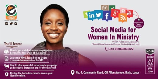 Social Media Training For Women In Ministry