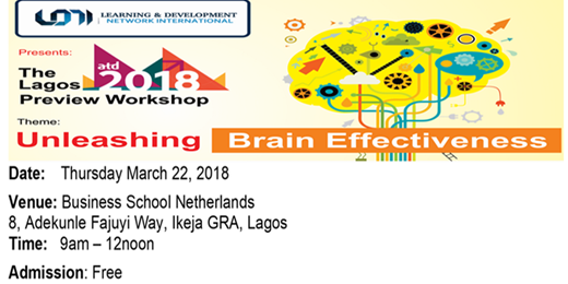 The Lagos Pre-Atd 2018 Workshop