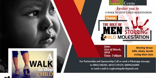 Walk against Child Molestation : The Role of Men in Stopping Child Molestation