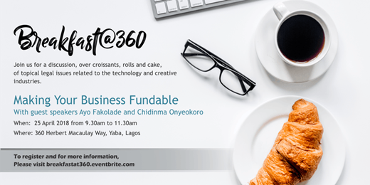 Breakfast@360 - Making Your Business Fundable
