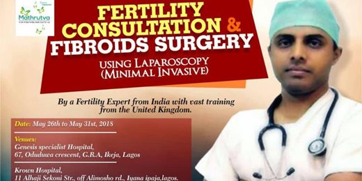 Fertility Consultation and Fibroids Surgery Using Laparascopy