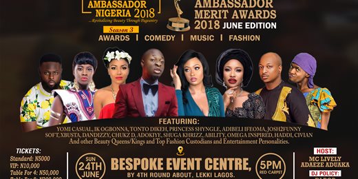 Miss Global Ambassador Nigeria and Global Ambassador Merit Awards 2018