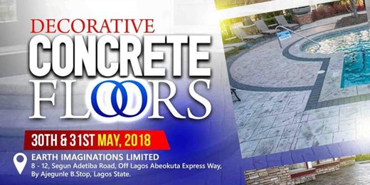 Decorative Stamped Concrete Floor Training Workshop