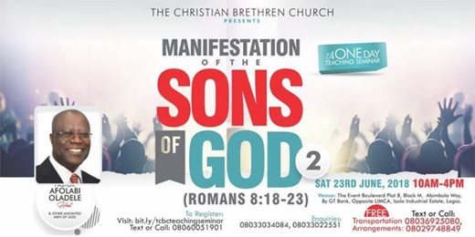 Manifestation of the Sons of God