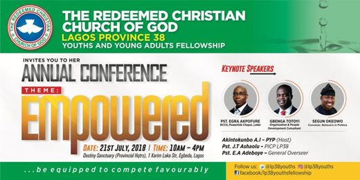 RCCG LP38 Youths Conference
