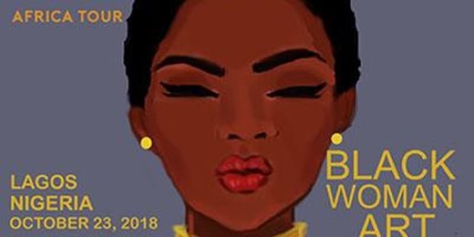 Black Woman Art Series 2018 LAGOS with Nicholle Kobi's Parisian Instant exhibition