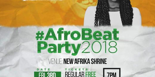 Afro beat party 2018