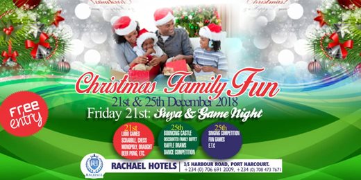 Suya & Games Night; Christmas Family Funfair