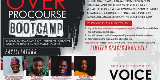 VOICE OVER PROCOURSE BOOTCAMP