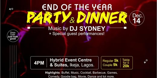 END OF THE YEAR PARTY