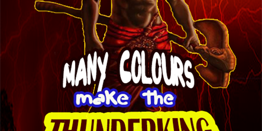 Many colours make the Thunder King