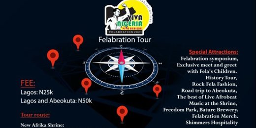 VIVA NIGERIA VIVA AFRICA  Felabration tour:
