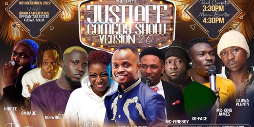 Justlaff comedy show version 2.0